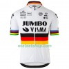 Fietskleding (Fietsshirt + Korte Koersbroek) 2020 Team Jumbo-Visma World Champion N001